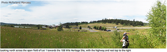 View from site to highway and Heritage Site